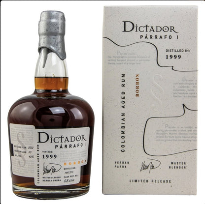 Dictador Parrafo 1999 Bourbon 2022 0,7l 43% vol.