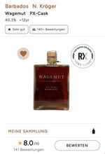 Load image into Gallery viewer, Wagemut PX Cask Barbados Rum 0,7l 40,3%vol.
