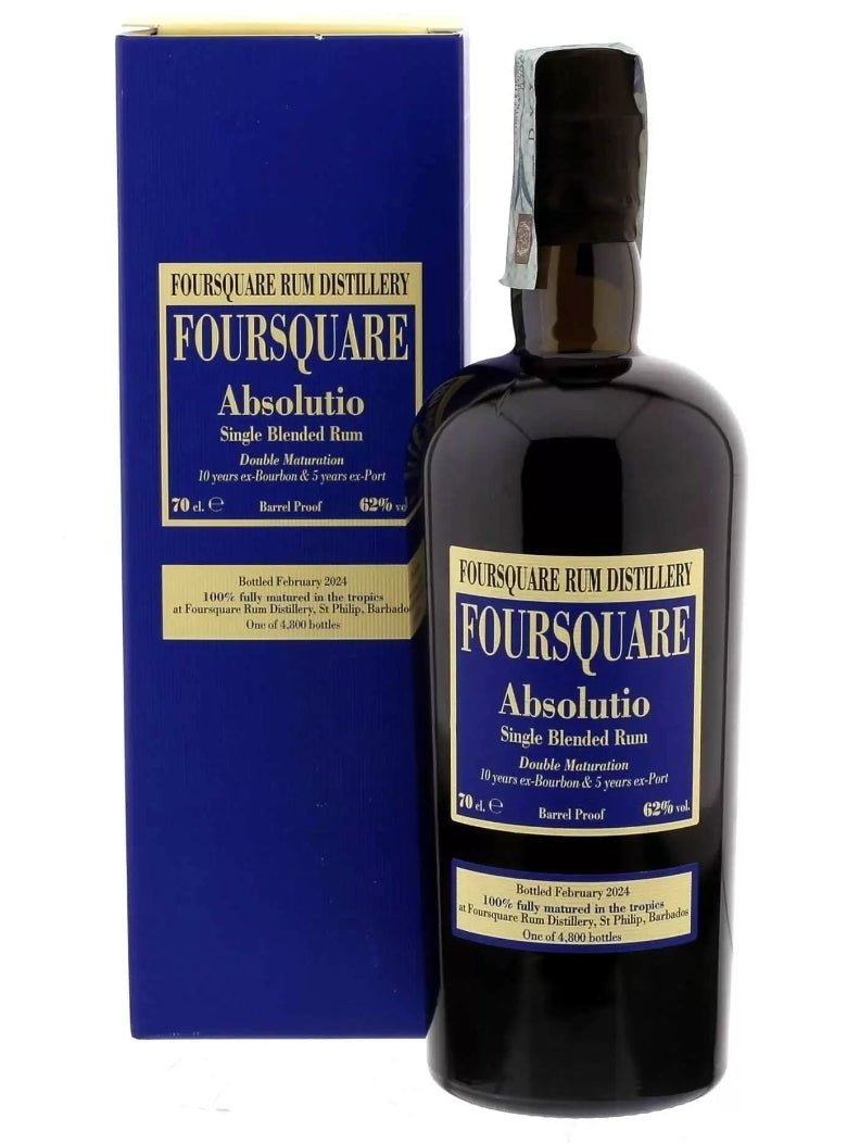 Foursquare 15-year Absolutio Velier Single Blended Rum 62 %vol. 0,7L Rum