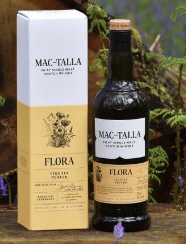 Mac-Talla Flora Whisky Islay single malt 0,7l 48,2 % vol. mit GP Morrison