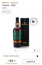 Load image into Gallery viewer, Savanna l absolu 2023 Reunion Rhum 55.5% vol. 0,7l rum
