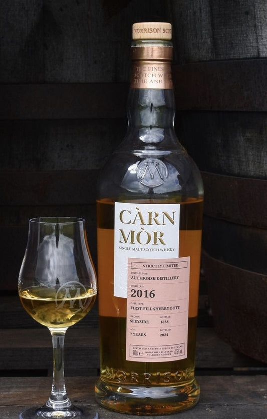 Auchroisk 2016 2023 7y sherry butt Carn Mor 47,5% vol. 0,7l Strictly Limited Whisky