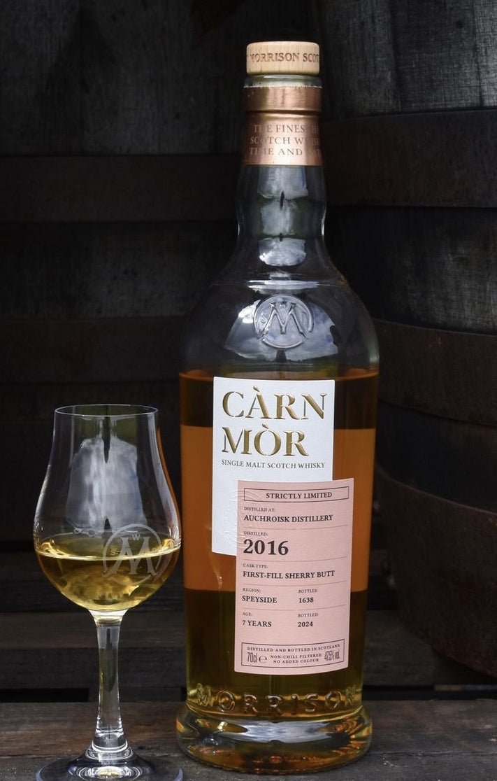 Auchroisk 2016 2023 7y sherry butt Carn Mor 47,5% vol. 0,7l Strictly Limited Whisky