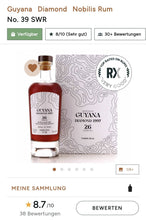 Load image into Gallery viewer, Nobilis Guyana Diamond 1997 SWR 0,7l #39 51,3%vol. single cask rum
