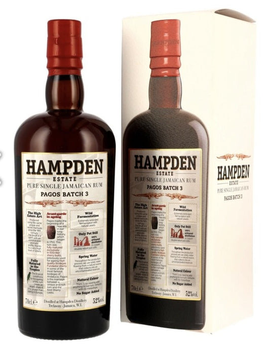 alt
Hampden Estate Pagos 2024 Sherry butt Single Jamaica Rum 52%vol. 0,7l Jamaica