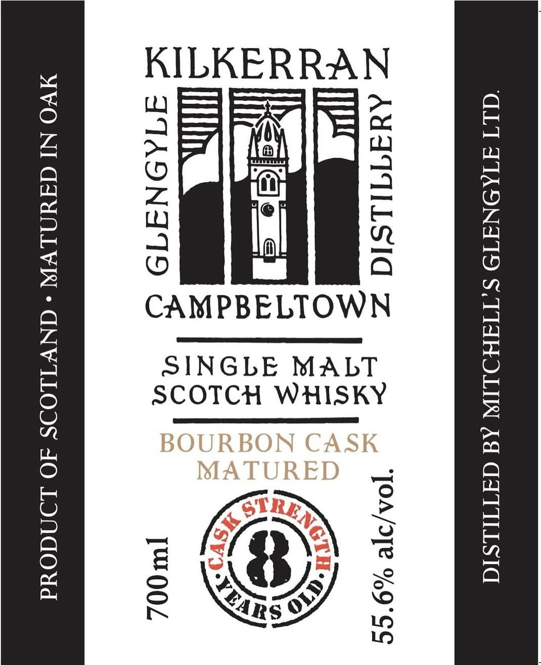 Kilkerran 8y 2025 CS Bourbon cask strength 0,7l 55,6%vol. Limited Edition