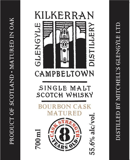 Kilkerran 8y 2025 CS Bourbon cask strength 0,7l 55,6%vol. Limited Edition