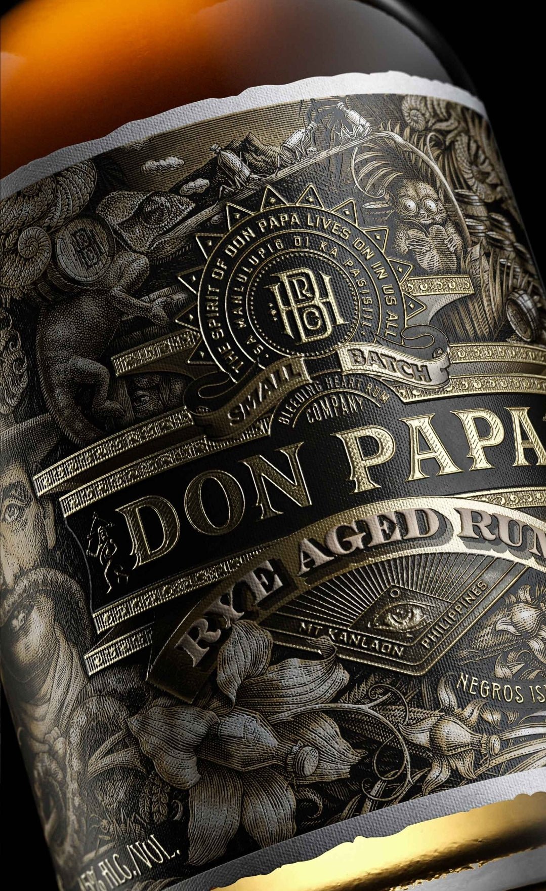 Don Papa Rum Rye American oak cask édition limitée 0.7 45% un rhum très rare des Philippines. En chêne américain