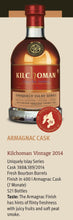 Načtěte obrázek do prohlížeče galerie,Kilchoman an Samhradh 2014 2021 Armagnac cask Edition Uniquely Islay Series Vintage 0.7l 57,5% Fassstärke single cask whisky
