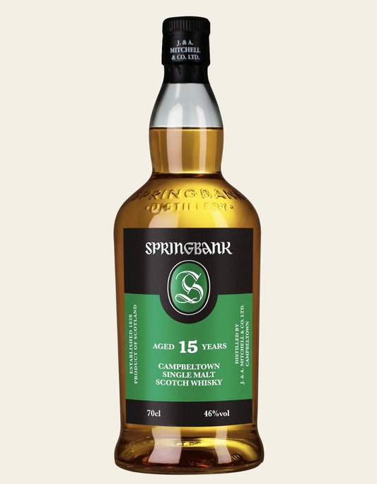 Springbank 15y 2023 0,7l 46% vol. Schottland Campbeltown 100% sherry cask   Aroma Demerara sugar, dark chocolate,