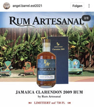Načtěte obrázek do prohlížeče galerie,RA Jamaica HD 1993 2022 29y Hampden Dist. 63,5% 0,5l Single cask Rum Artesanal #261
