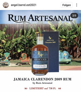 RA Jamaica HD 1993 2022 29y Hampden Dist. 63,5% 0,5l Single cask Rum Artesanal #261