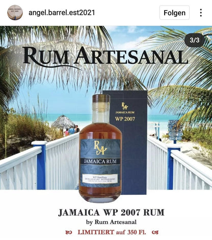 RA Jamaica HD 29y 1993 2022 Hampden Dist. 63,5% 0,5l Single cask Rum Artesanal #261 limitiert auf 168