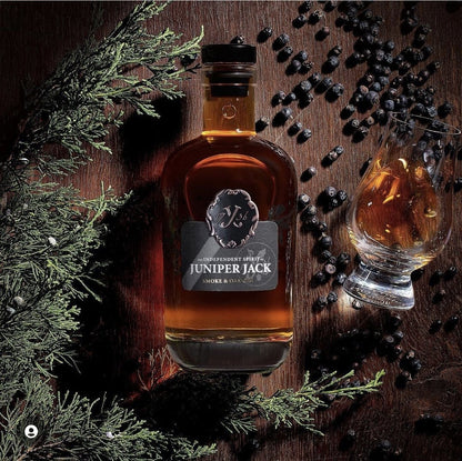 Juniper Jack Gin Smoke & Oak Edition 0,5l 46,5% vol. mit geräuchertem Lapsang Souchong bio Schwarztee