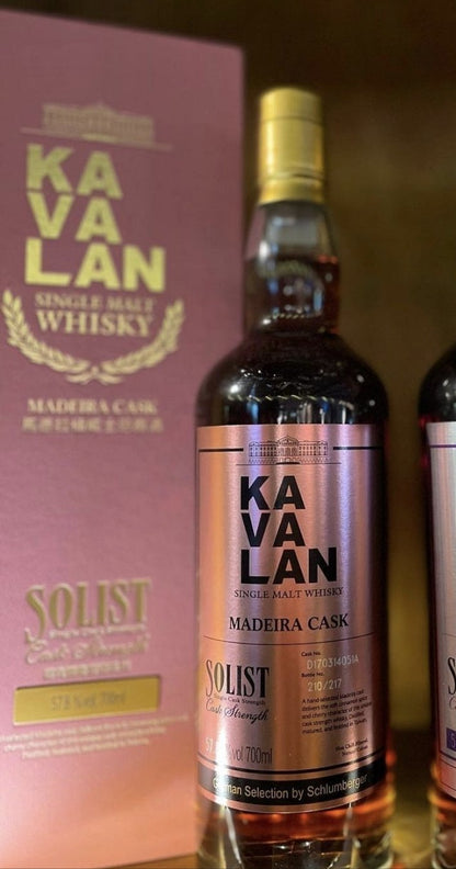 Kavalan Solist Madeira Cask 2022 0.7l Fl 57,8%vol. Taiwan Whisky #D170314051A - inn-out-shop