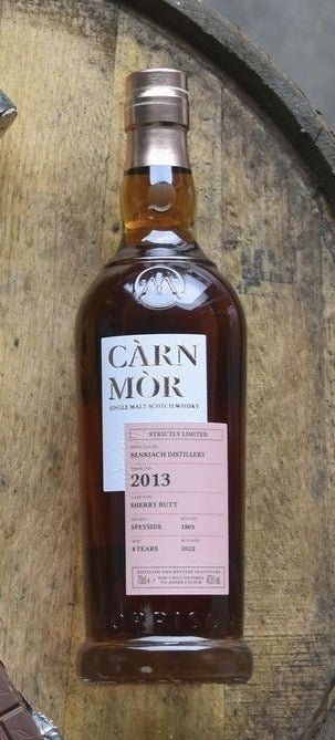 Benriach 8y Sherry Butt 2013 2022 Carn Mor 47,5% vol. 0,7l   2 Fässer Speyside  Strictly Limited Highland