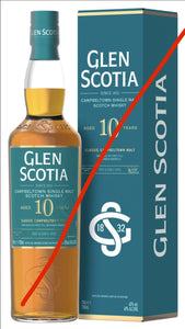 Glen scotia 10y unpeated 0,7l 40%vol. GePa + ALTE Ausstattung +