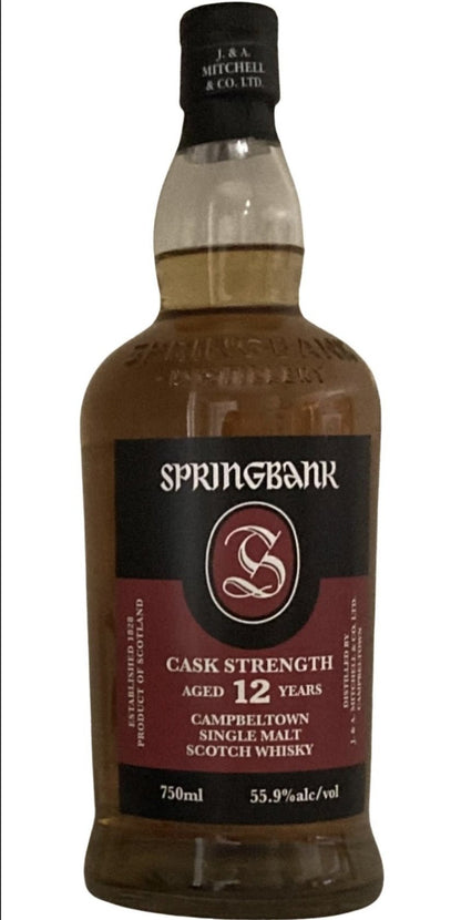Springbank 12y 08.09.2021 o.Dose 0,7l 55,9% vol. Schottland Campbeltown 
Ex-Bourbon