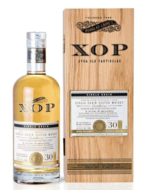Cambus 1991 2022  30Y XOP single cask xtra Old Particular 59,5% vol. 0,7l  single grain Whisky Douglas Laing #dl15454