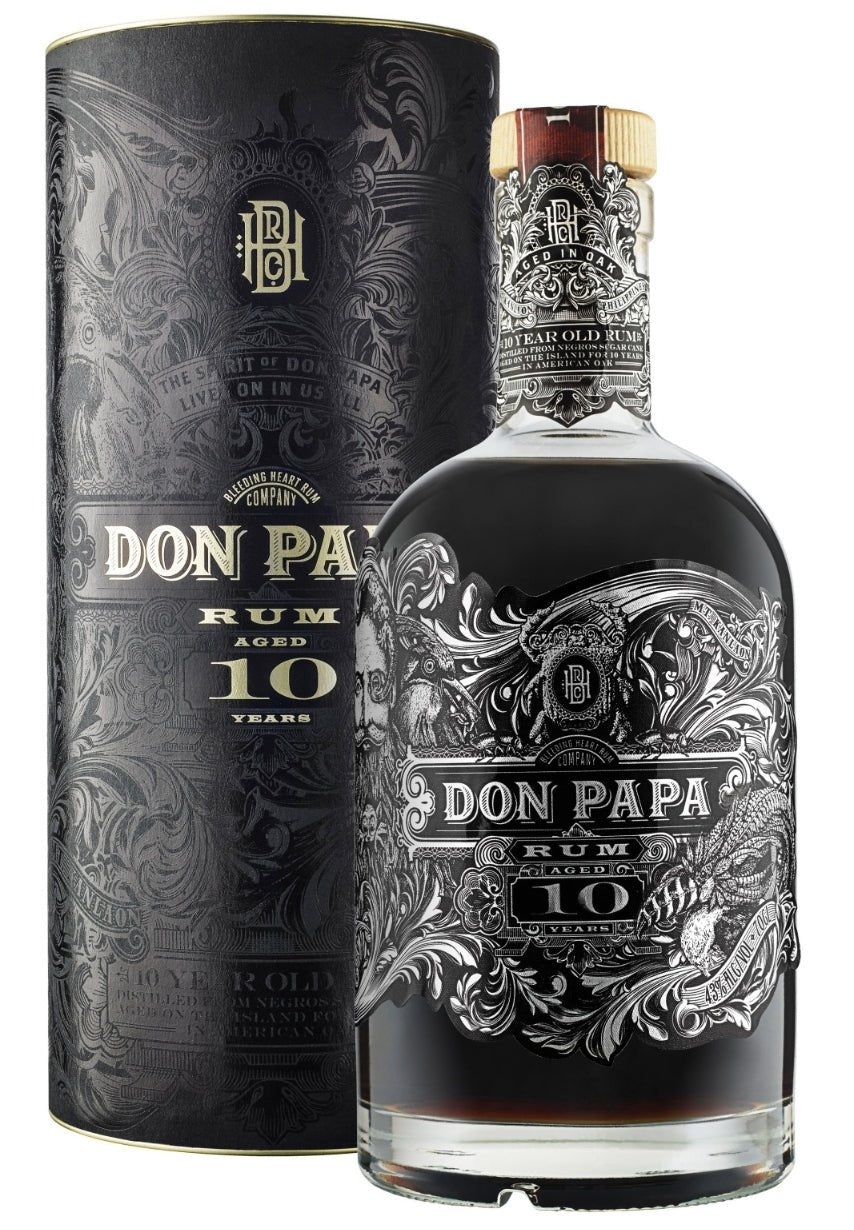 Don Papa Rum 10y Philippinen 0,7l 43% vol. Blech oder Korkdeckel