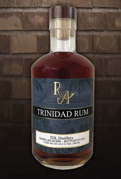 Ra Rum Artesanal Trinidad TDL 2001 S 2023 #135 0,5l 67,1%vol. single cask  limitiert auf 242 Flaschen