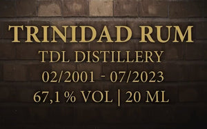 RA Trinidad TDL 2001 2023 s #135 0,5l 67,1%vol.  single cask Rum Artesanal
