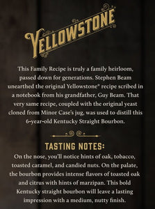 Yellowstone 150th 6y Family Recipe Sell Bourbon Whiskey 0,7l 50% vol. limitiert