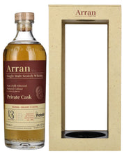 Načtěte obrázek do prohlížeče galerie,Arran 2010 Potstill private Single Cask 0,7l 58,3% vol. Whisky Austria exclusiv 210/1771
