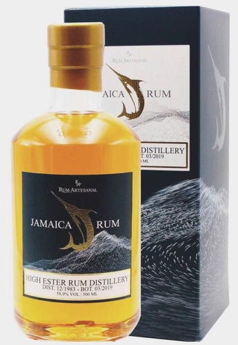 Artesanal Rum Jamaica high ester Hampden 35y 58,9% 0,5l #6 Pot-still  dest. 12 1983 bott.03 2019 limitiert auf 322 F