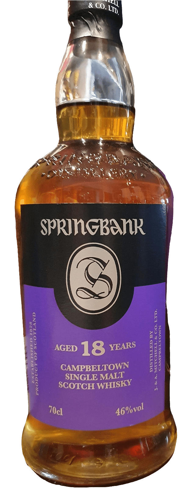Springbank 18y 2024 0,7l 46% vol. o. Dose Campbeltown neu