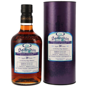 Ballechin 2004 2024 Port Pipe cask strength 0,7l Fl 54,7%vol. Highland whisky