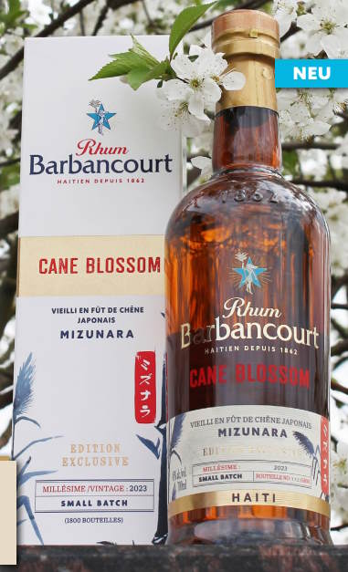 Barbancourt Cane Blossom Mizunara Cask Finish Haiti 0,7l 45%vol. Rum Limited Edition