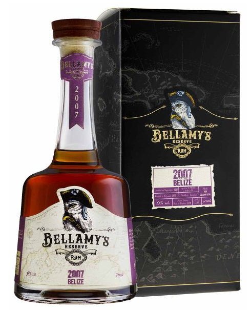 Bellamy's Reserve Belize 2007 2023 Travellers Dist. 0,7l 55% vol. Belamys Rum limited Edition MBT Column Still Travellers