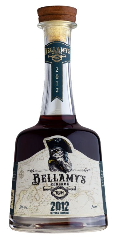 Bellamy's Reserve 2012 2022 Guyana Diamond 9y 0,7l 50%vol. OHNE GP ! Rum Small Batch Blend aus 5 Single Casks des Marks MDR