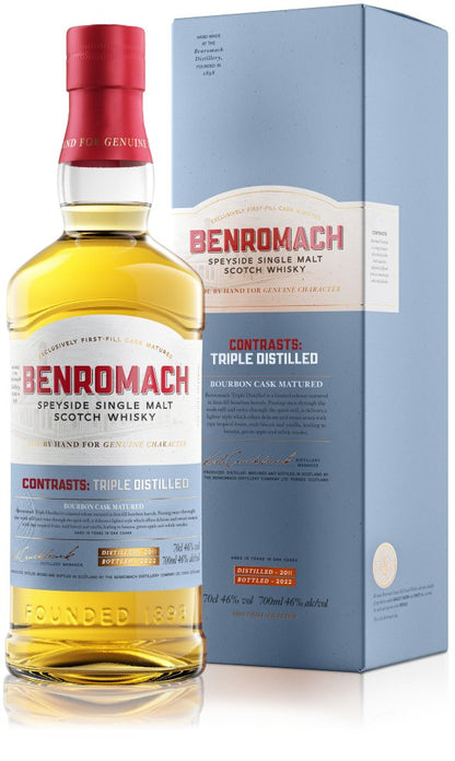 Benromach Contrasts triple 2022 Malt 0,7l 46% vol. Whisky