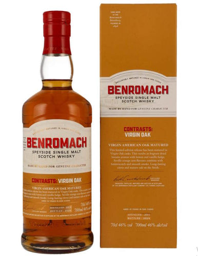 Benromach Contrasts Virgin oak  2013 2024 Cask Matured 0,7l 43% vol. Whisky