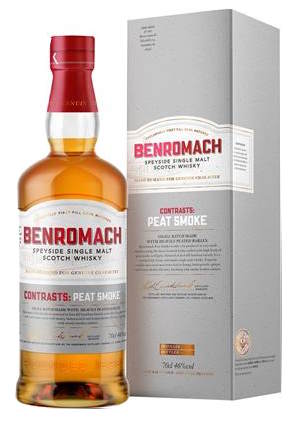 Benromach Contrasts Peat Smoke 2014 202. Cask Matured 0,7l 46% vol. Whisky stark getorfter  First-Fill-Bourbon-Fässern