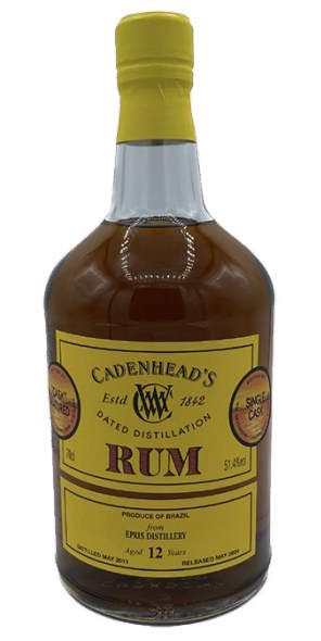 Epris Distillery 12y Cadenhead´s· 51,4 % vol. 0,7l Rum Brasilien