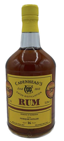 Foursquare 16y Cadenhead´s· 55 % vol. 0,7l Rum