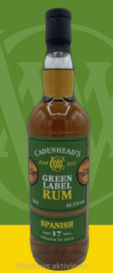 Spanish 17y Cadenhead´s·green Label 46 % vol. 0,7l Rum