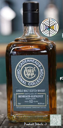 Benriach 12y Cadenhead's 0,7l 46 %vol. 2025