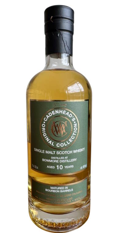 Bowmore 10 y Bourbon cask Cadenhead's 0,7l 46 %vol. 2026 Whisky 15052026