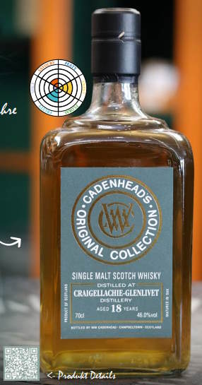 Craigellachie 18y Cadenhead's 0,7l 46 %vol. 2025