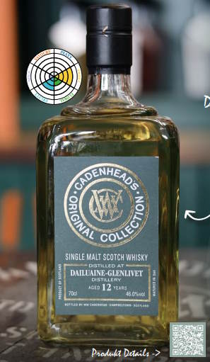 Dailuaine 12y Cadenhead's 0,7l 46 %vol. 2025