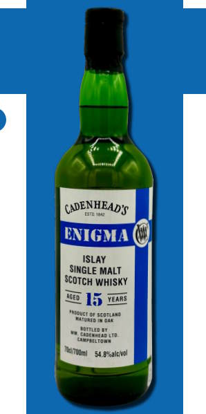 Enigma 15y Islay Single Malt Cadenhead's Whisky 0,7l 54,8 %vol.