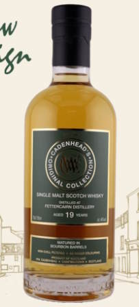 Fettercairn 19 y Bourbon cask Cadenhead's 0,7l 46 %vol. 2026 Whisky