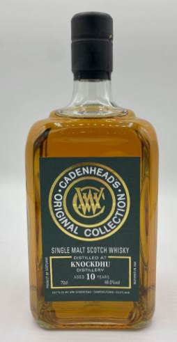 Knockdhu 10y BOURBON AND FINO CASKS Cadenhead's 0,7l 46 %vol.