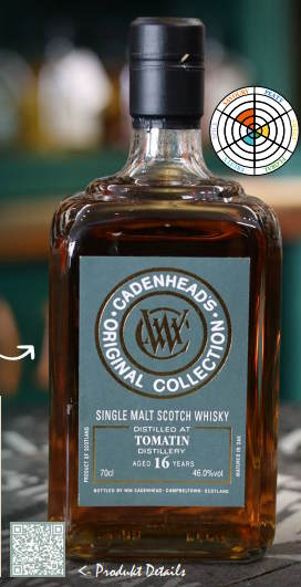 Tomatin 16y Cadenhead's 0,7l 46 %vol. 2025