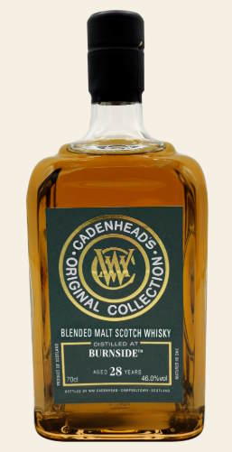 Burnside 28 Jahre Cadenhead's Bourbon cask Whisky 0,7l 46 %vol.