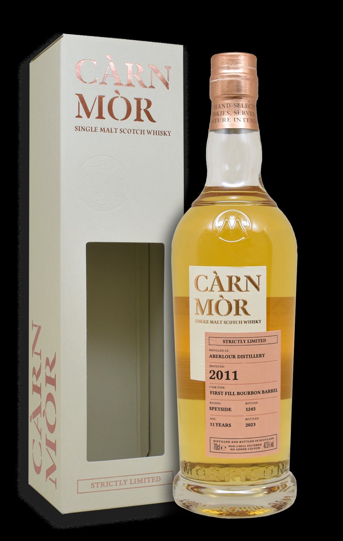Aberlour 2011 2023 Ex Jack Daniels American Oak Speyside Carn Mor 47,5% vol. 0,7l  Strictly Limited smal batch Highland Whisk